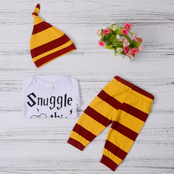 3PCS Set Newborn Baby Boys - Cotton Pants Leggings - Picture 4 of 6